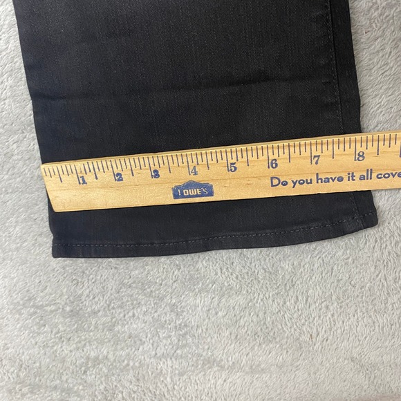 Madewell Jeans Womens 23 Petite Black Curvy Skinny Flare Denim High Rise NM920 - Picture 10 of 13